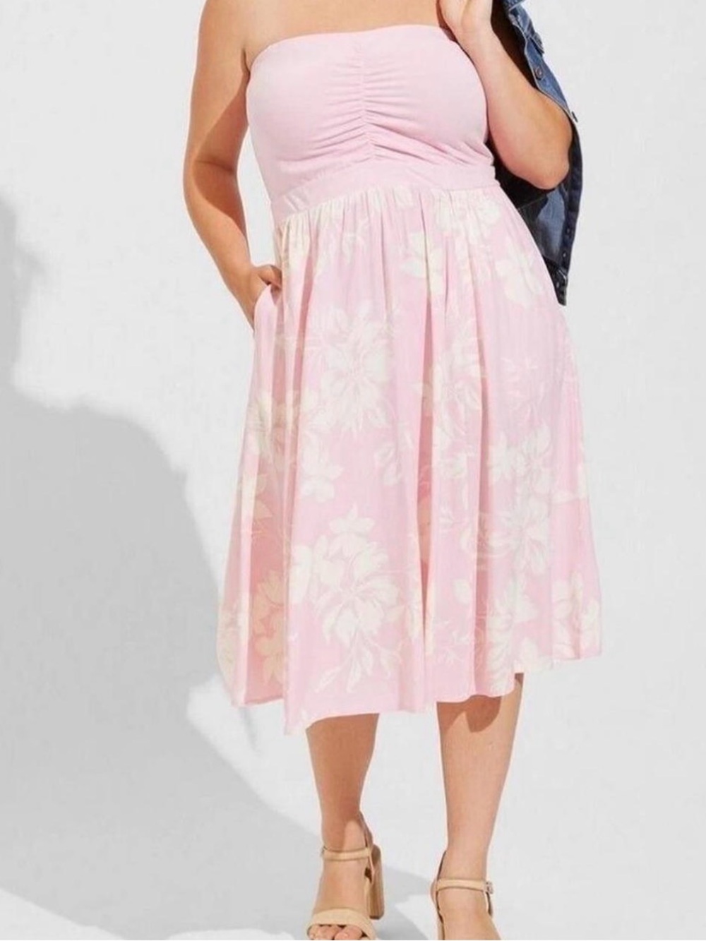 Torrid Pink Dress 1